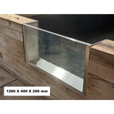 Koi Pond Viewing Infinity Window 1200 x 400 x 200 - PREORDER