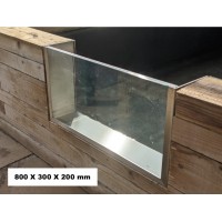 Koi Pond Viewing Infinity Window 800 x 300 x 200 - PREORDER