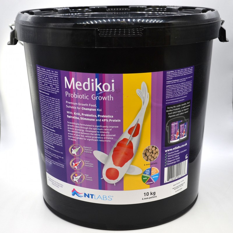 NT Labs MediKoi Probiotic Growth 10Kg 6mm
