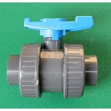 Ball Valve (split coupling) Solvent Weld 1.5"