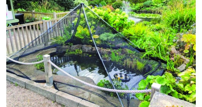 Pond Cover Nets and Pop Up Shelter by PondXpert